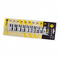 Набор торцевых головок ER-95180 1/2" DR 10-24мм 10 предметов ЭВРИКА /1/5/20